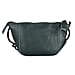 Genuine Leather Middle Size Crossbody Bag - Green