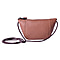 Genuine Leather Middle Size Crossbody Bag - Tan