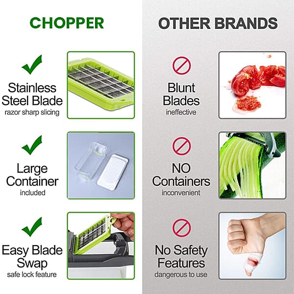 4 in 1 Multi Function Chopper Slicer