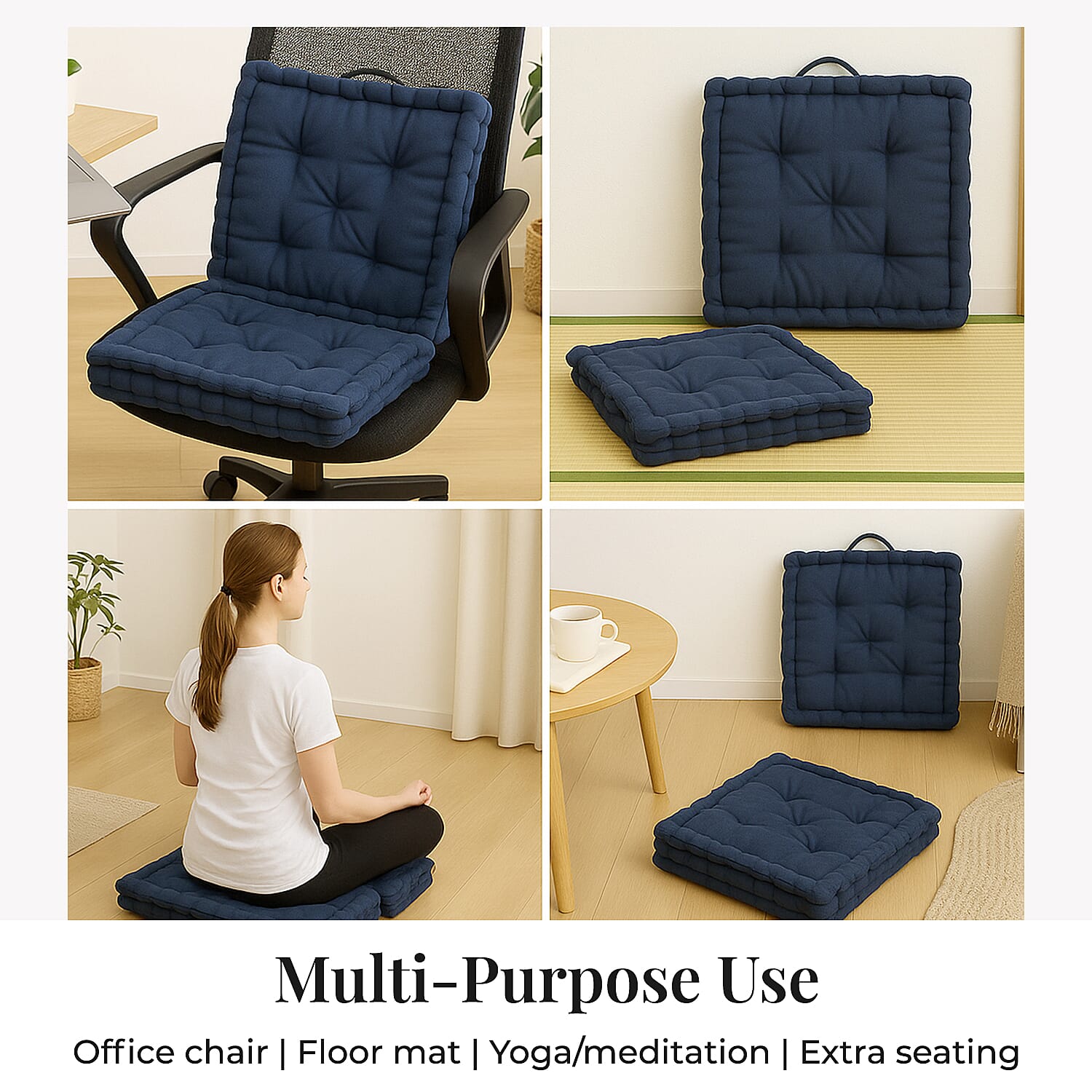  Cotton Solid Cushion Cover - Dark Green