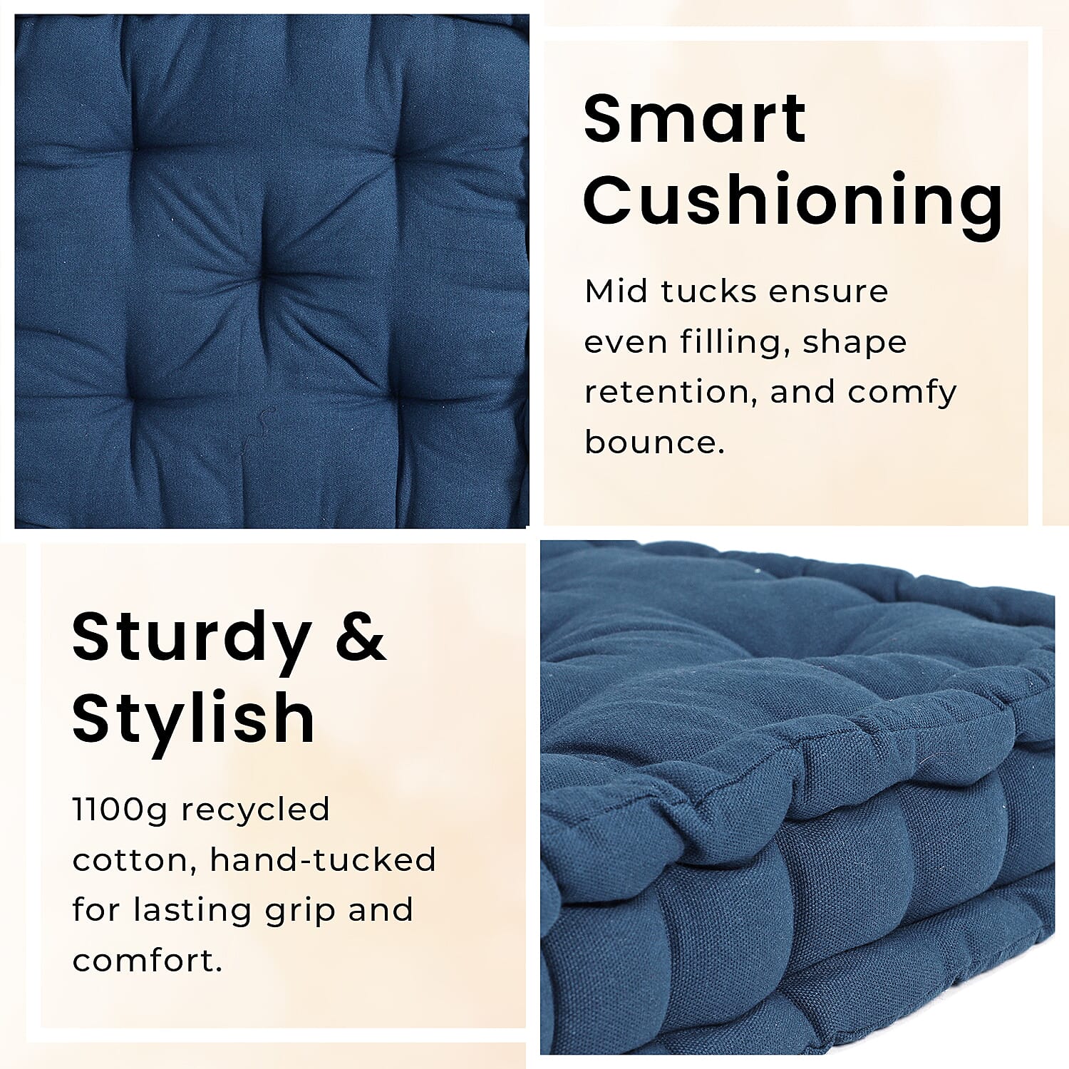  Cotton Solid Cushion Cover - Dark Green