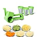 Mini Slicer with 3 Blade (Size 18x8x12cm) - Green