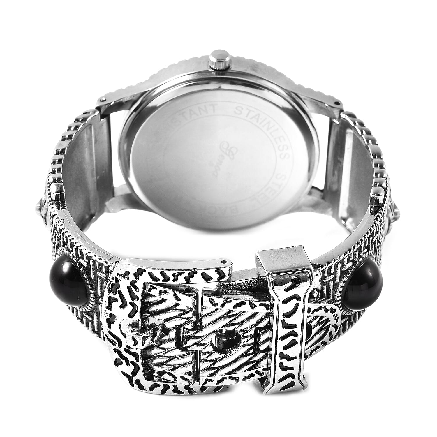 Genoa Japanese Movement Dark Blue Water Resistant Watch