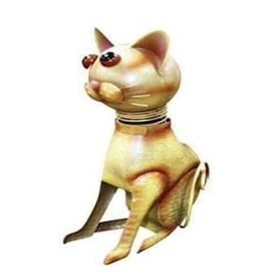 Cat with Nodding Head Ornament