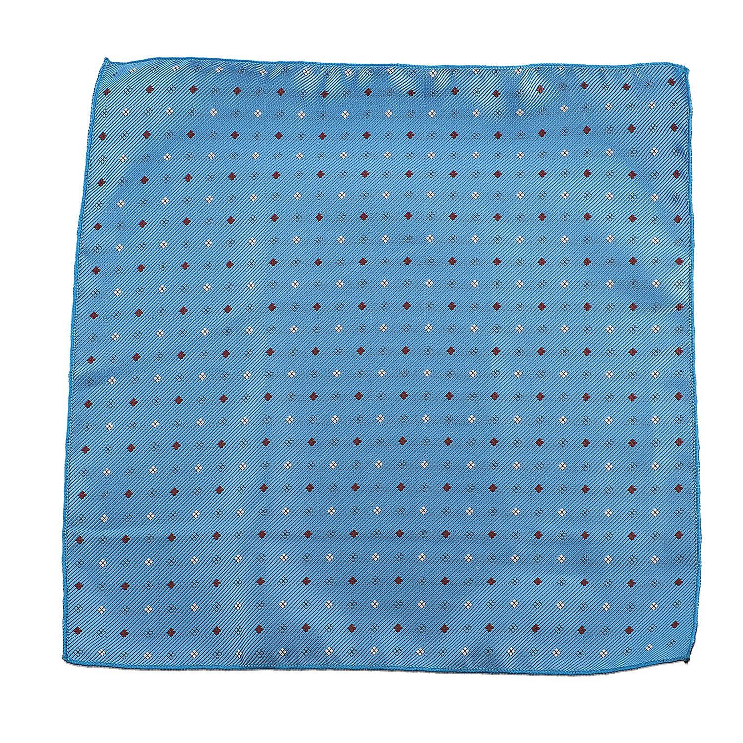 3 Piece Set - Tie, Cufflink, Pocket Square in a Gift Box -  Teal (Size Tie- 150x8 cm; Pocket Square- 25 cm)