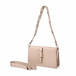 PASSAGE. lifestyle-Color:Light Blue; size/Profile:Shoulder bag;wall(exterior);Semi-PU. Lining(interior):polyester  Pockets(exterior):button-1;Pockets(interior):Zipped-1.Measurement(inch):20*