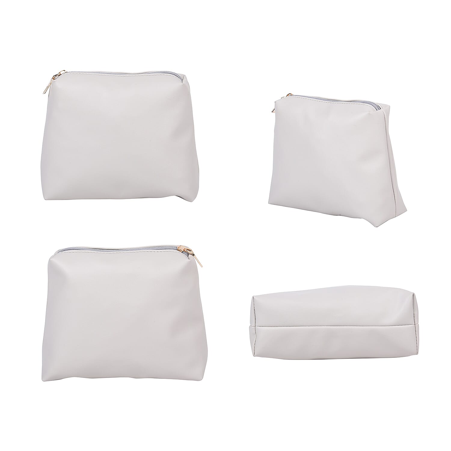 Set of 2 - PASSAGE Croc Embossed Tote bag and Pouch with Zipper Closure (Pouch size: 20x6x18cm and Bag size: 26X9X23 cm) - Green