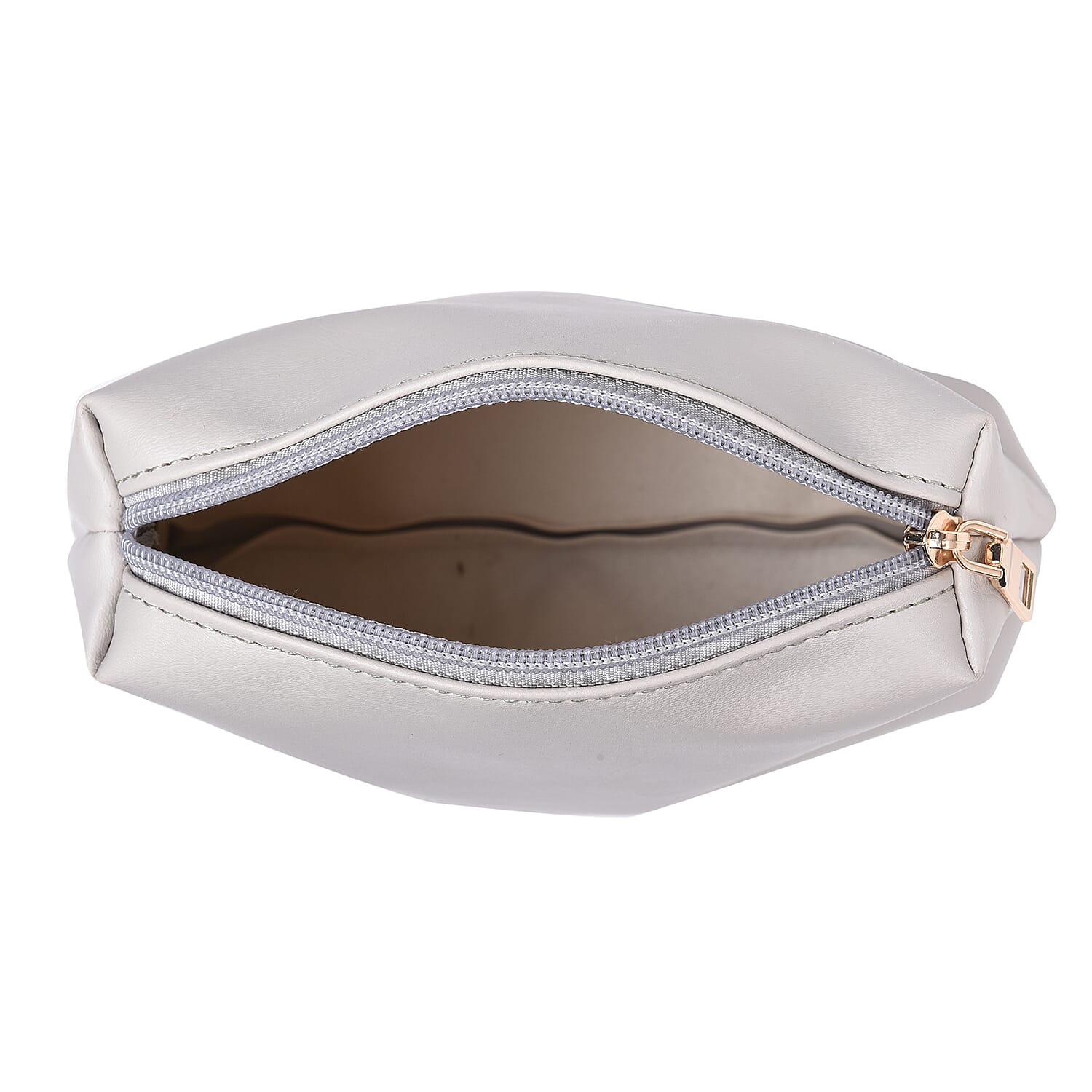 Set of 2 - PASSAGE Croc Embossed Tote bag and Pouch with Zipper Closure (Pouch size: 20x6x18cm and Bag size: 26X9X23 cm) - Green