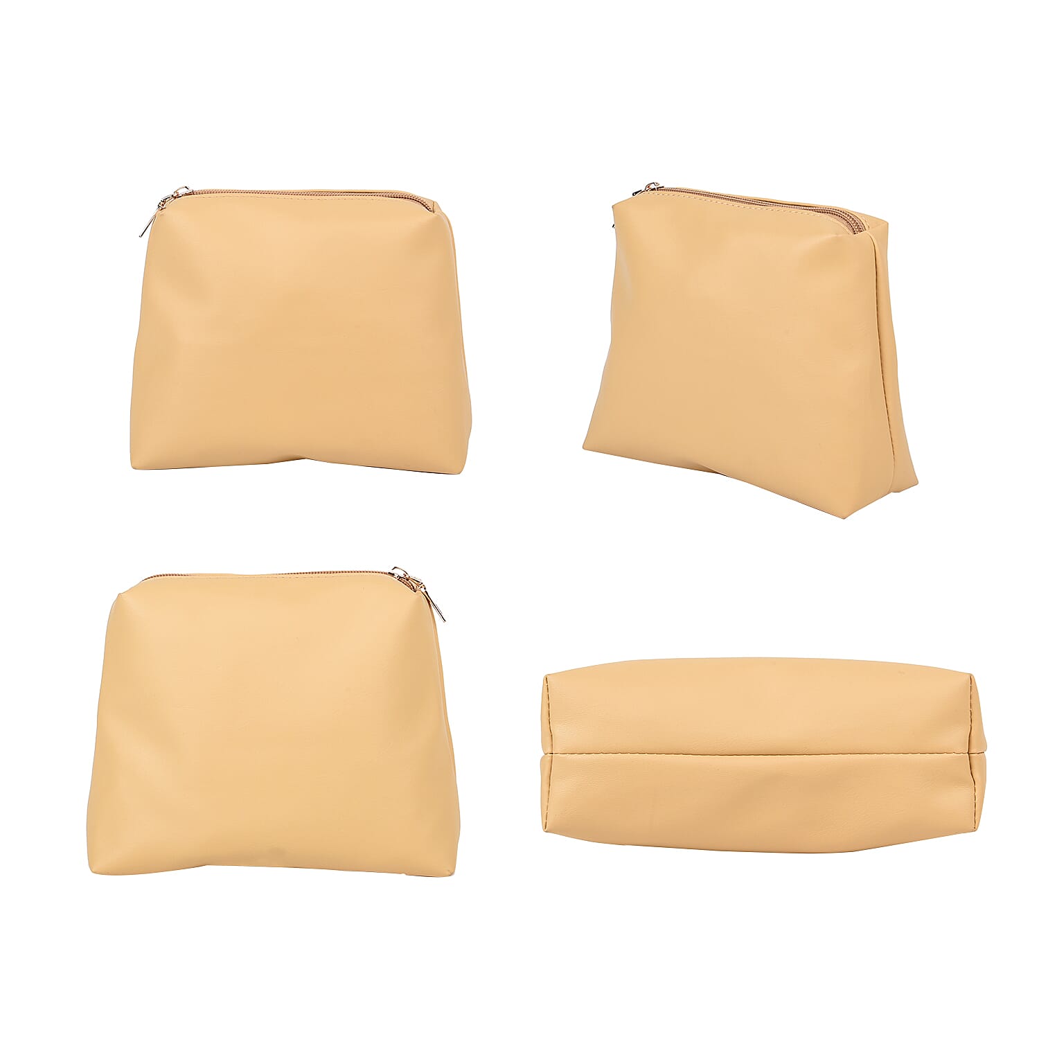 Set of 2 - PASSAGE Croc Embossed Tote bag and Pouch with Zipper Closure (Pouch size- 20x6x18cm and Bag size- 26x9x23cm) - Yellow