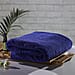 100%Egyptian Cotton Terry Towel Sheet (Size:165x90Cm) - Navy
