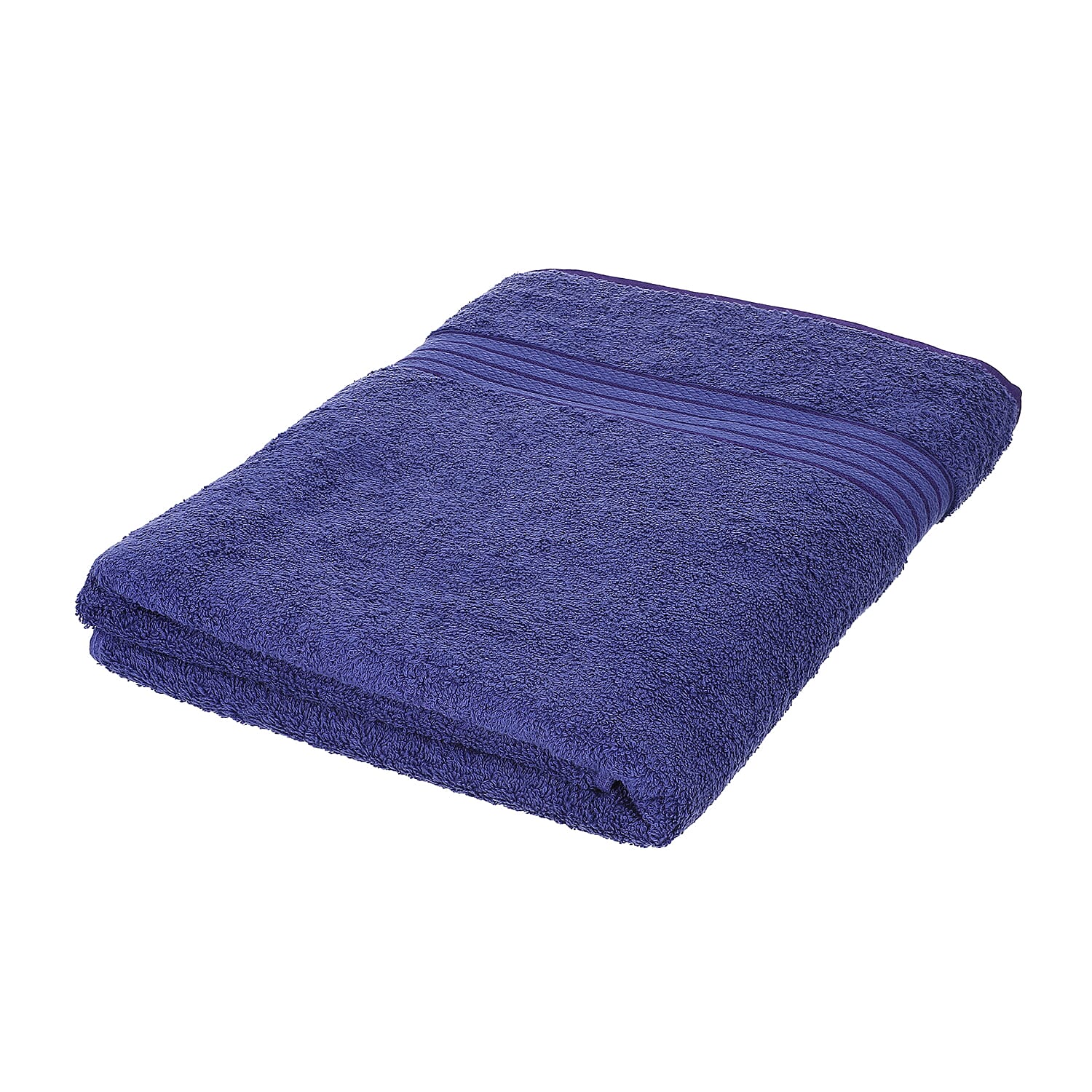 100%Egyptian Cotton Terry Towel Sheet (Size-165x90Cm) - Navy
