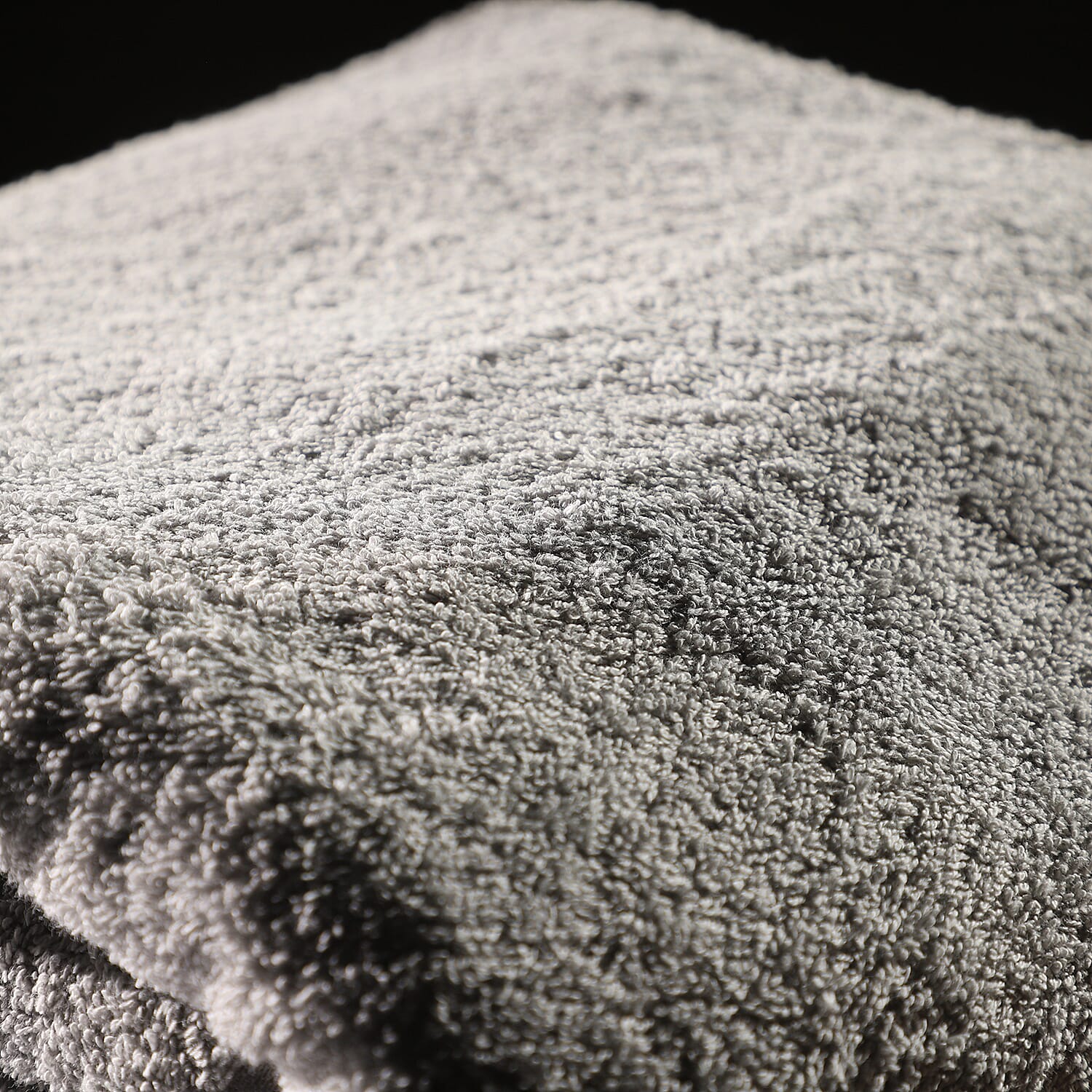 3 Piece Set - 100%Egyptian Cotton Bath Towel (Size 76x137Cm), Hand Towel (Size 41x71Cm) and Face Towel (Size 30 Cm) - Grey