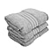 Set of 3 - 100%Egyptian Cotton Terry Hand Towel (Size:41x71Cm) - Silver Grey