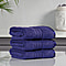 Set of 3 - 100%Egyptian Cotton Terry Hand Towel (Size:41x71Cm) - Navy