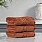 Set of 3 - 100%Egyptian Cotton Terry Hand Towel (Size:41x71Cm) - Brick