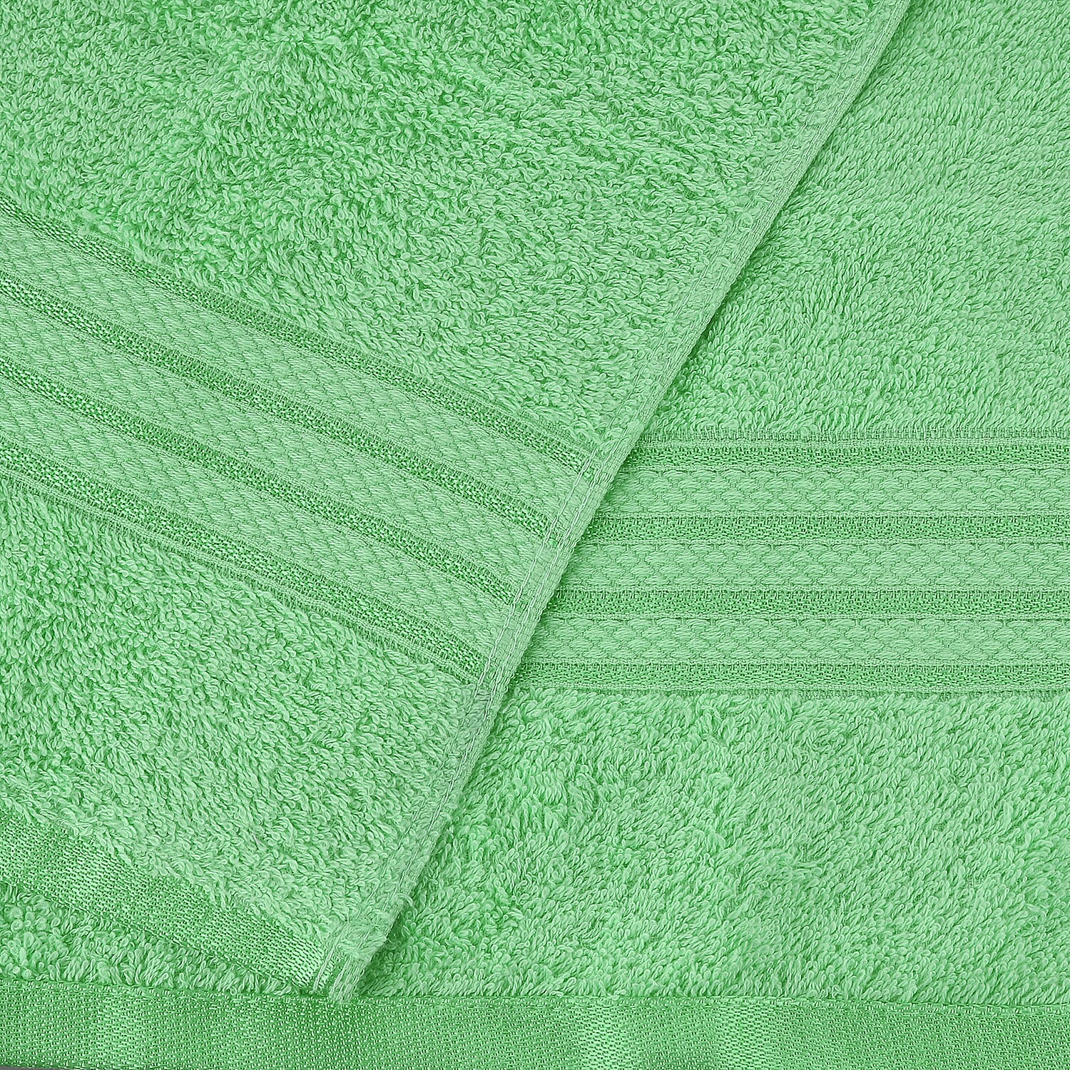 Set of 3 - 100% Egyptian Cotton Terry Hand Towel (Size 71x41Cm) - Sage