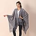 Knitted Kimono with Tassel Detailing Kimono - Gray