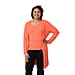 2 Piece Set - Matching Cardigan and Tank Top (Size L /Cardigan 92x51 Cm, Top 50x62 Cm)- Orange