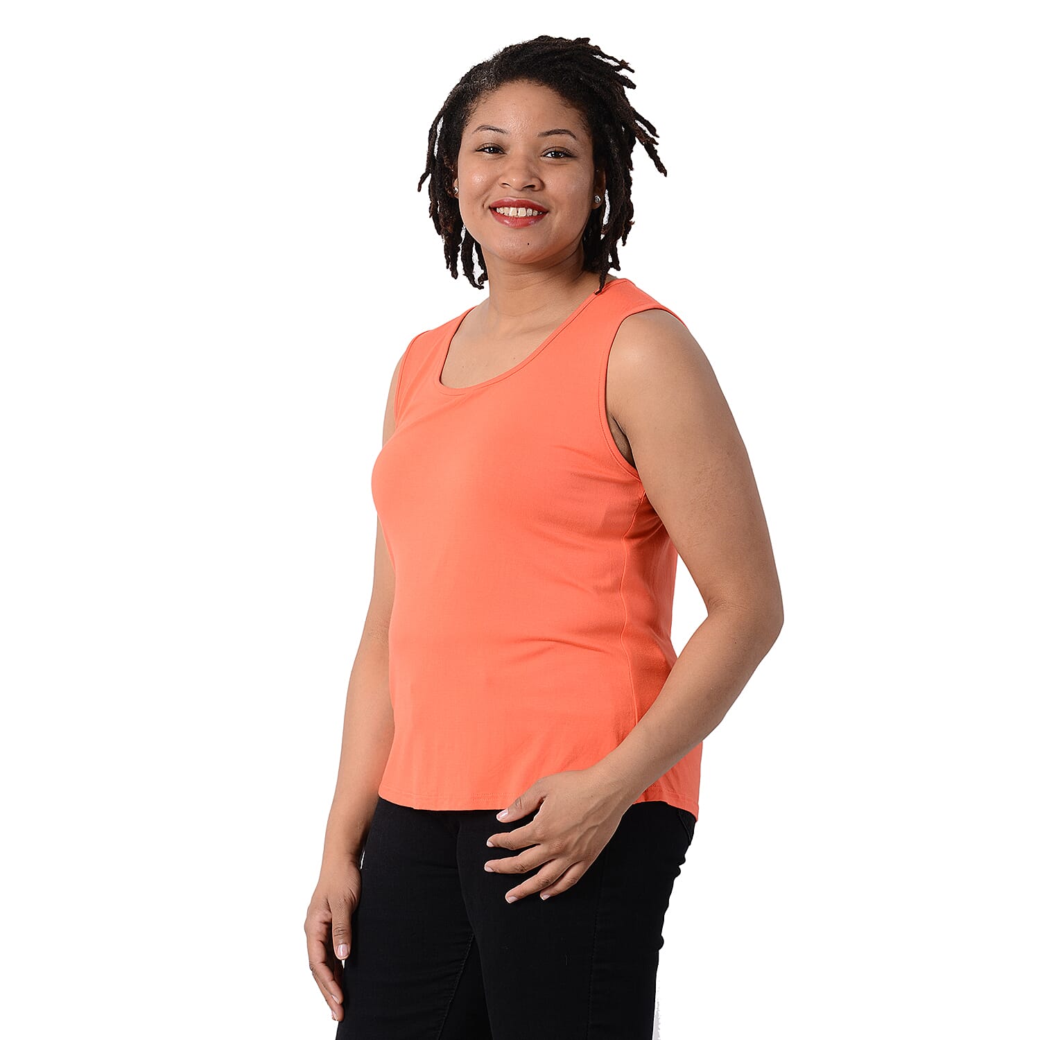 2 Piece Set - Matching Cardigan and Tank Top - Blue