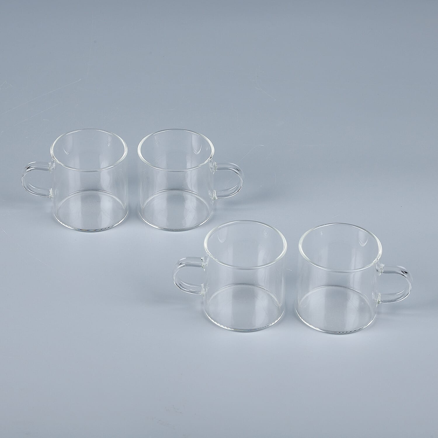 Set of 5 Teapot with 4 Cups (Teapot Size 13x13x8.5cm, Cup Size 6x6cm)