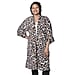 Beige Leopard Pattern Duster Long Kimono (Size upto 24)