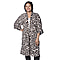 Beige Leopard Pattern Duster Long Kimono (Size upto 24)