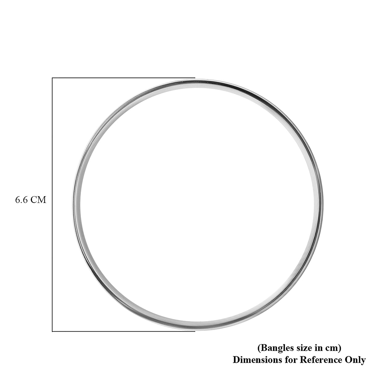 Abalone Shell Bangle (Size 7) in Stainless Steel