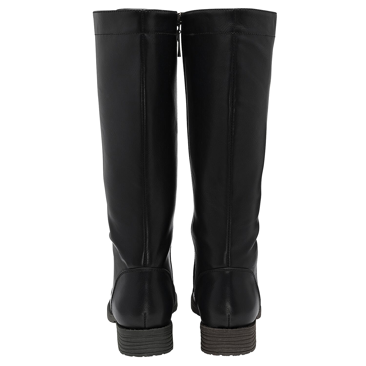 Lotus Tallulah Lace-Up Women's Knee-High Boots - Black