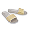 Thomas Calvi Slider Flip Flops in Golden Colour (Size 4)
