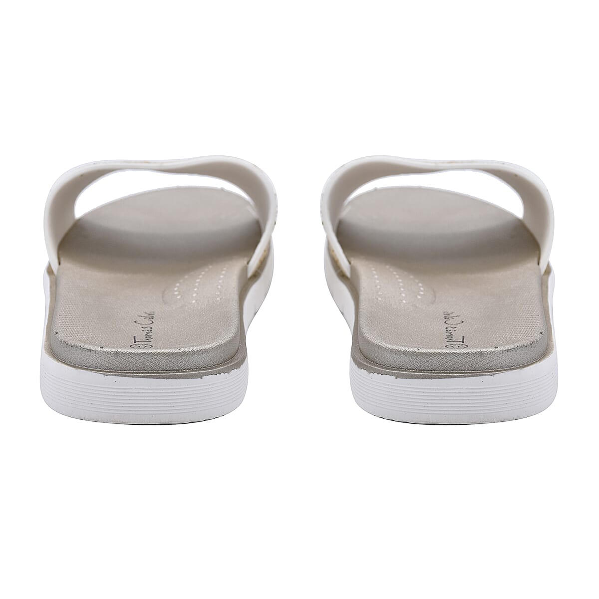 Thomas Calvi Slider Flip Flops in Golden Colour (Size 4)