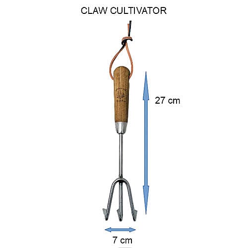 Jardin de France Set of Three Gardening Tools in Stainless Steel