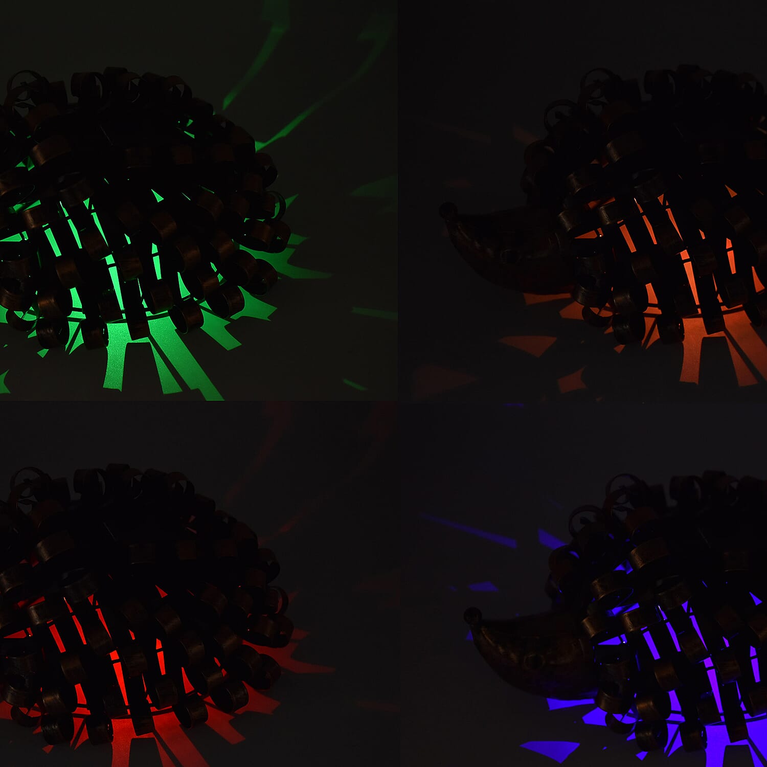 Rolson Solar Powered Colour Changing Hedgehog Light (27x16cm)