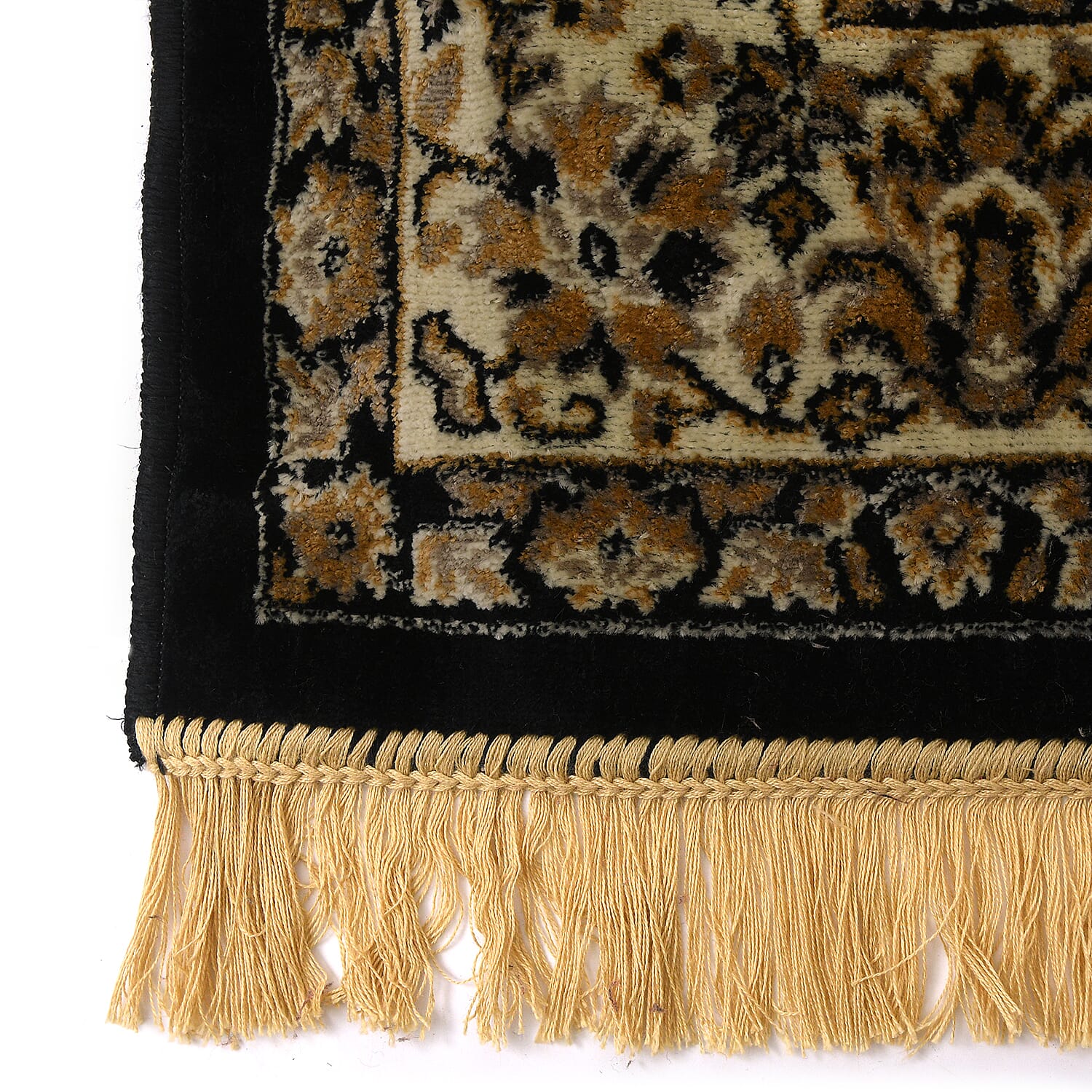 Traditional Persian Pattern Carpet (Size 120x180 Cm) - Black