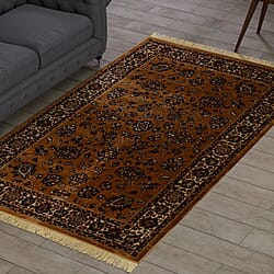 Traditional Persian Pattern Carpet (Size 120x180 Cm) - Black