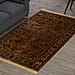 Traditional Persian Pattern Carpet (Size 120x180 Cm) - Black