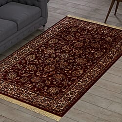 Traditional Persian Pattern Carpet (Size 120x180 Cm) - Black