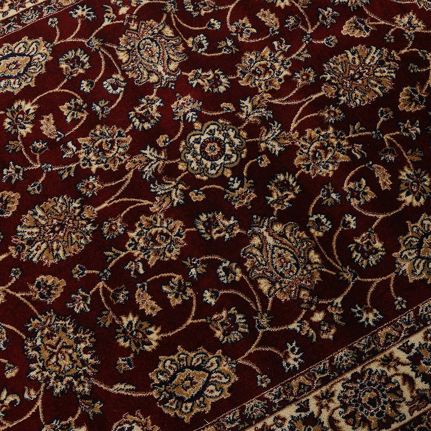 Traditional Persian Pattern Carpet (Size 120x180 Cm) - Gold & Navy