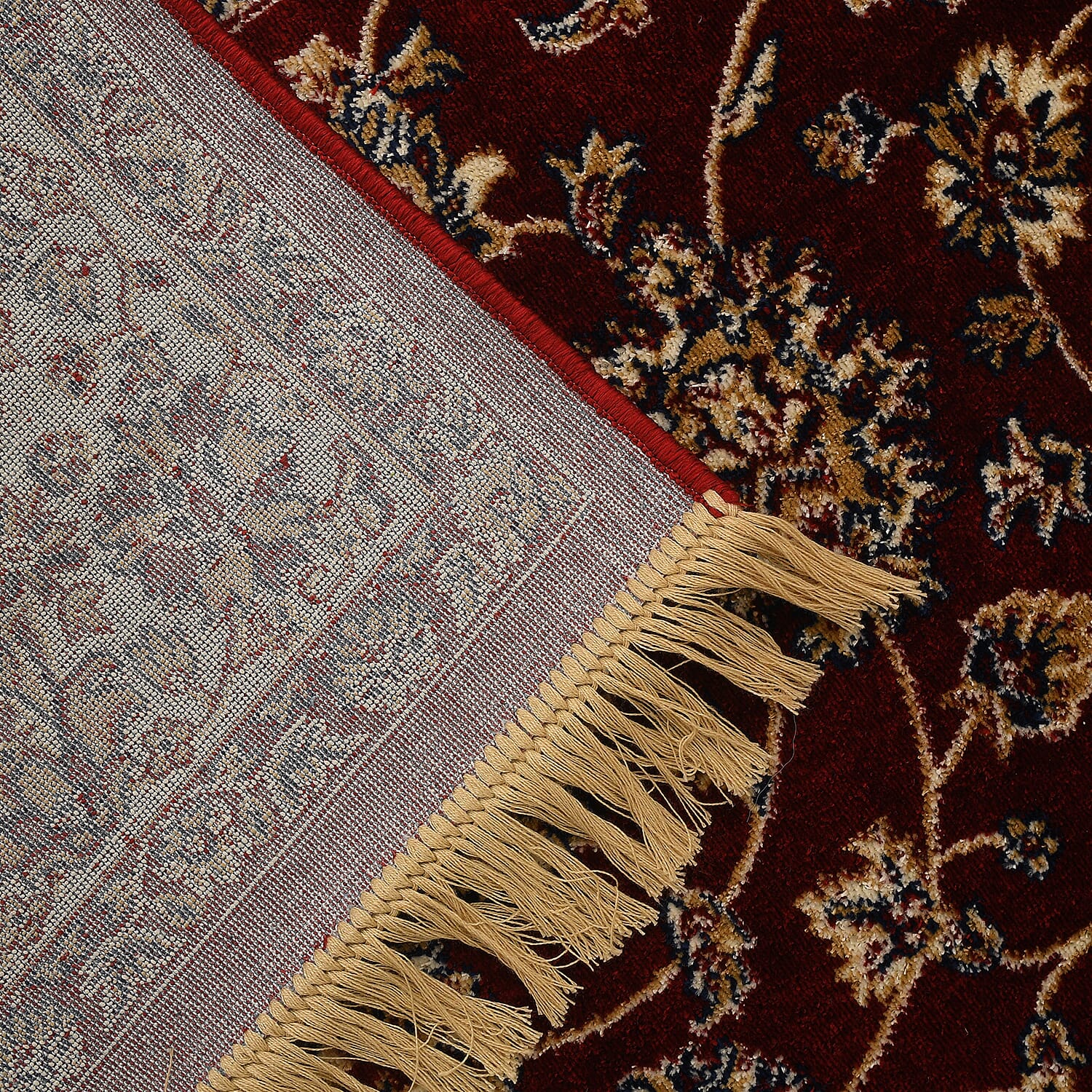 Traditional Persian Pattern Carpet (Size 120x180 Cm) - Gold & Navy