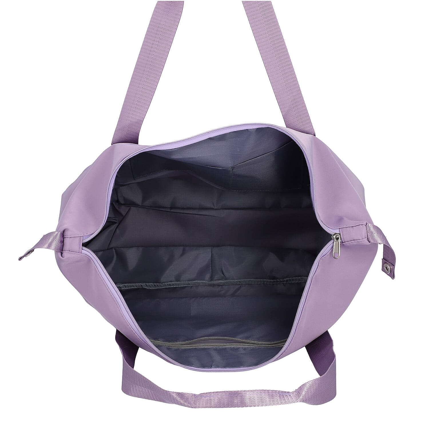 Passage Travel Bag with Zipper Closure and Handle Drop (Size 56x40x20x35 Cm) - Purple