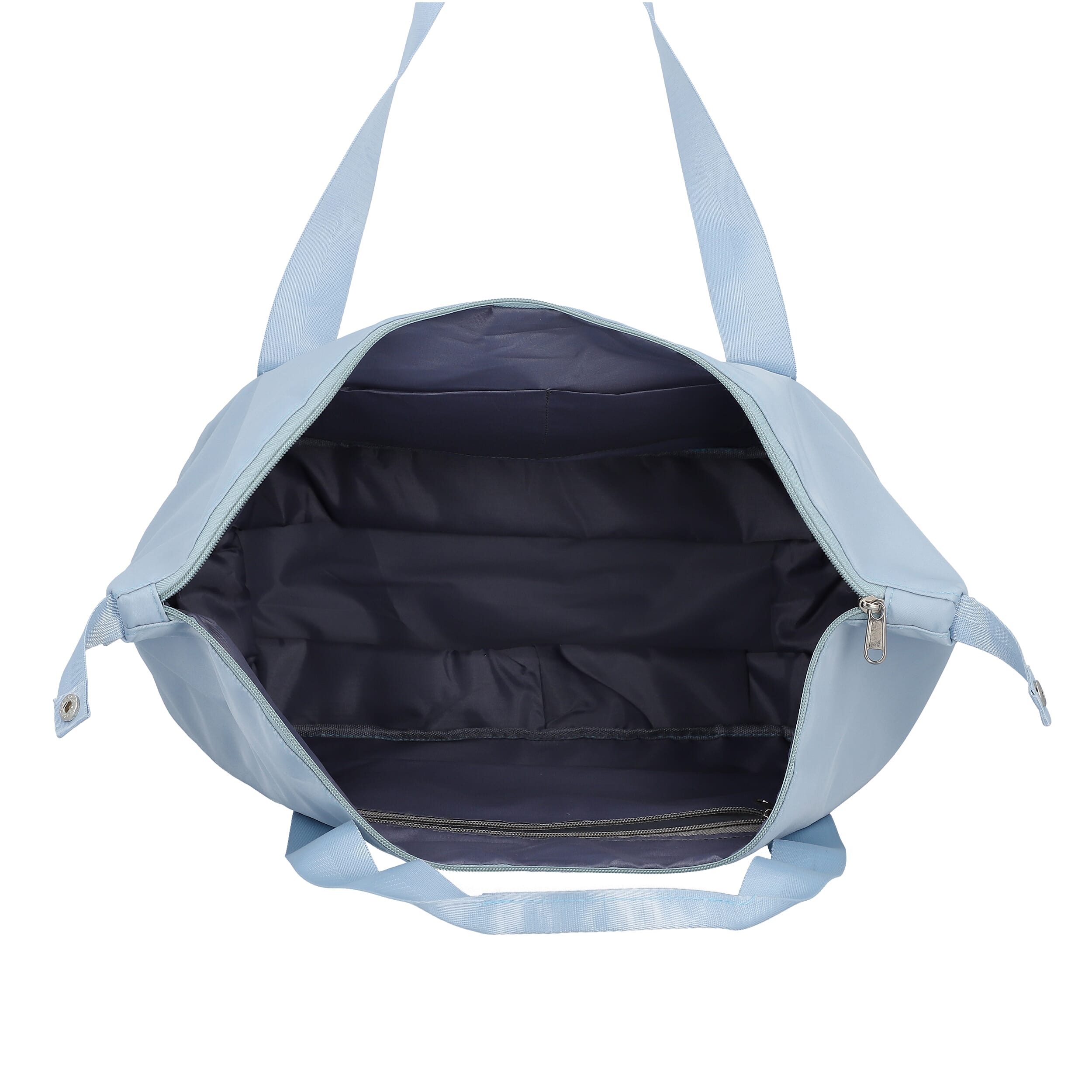 Passage Travel Bag with Zipper Closure and Handle Drop (Size 56x40x20x35 Cm) - Light Blue