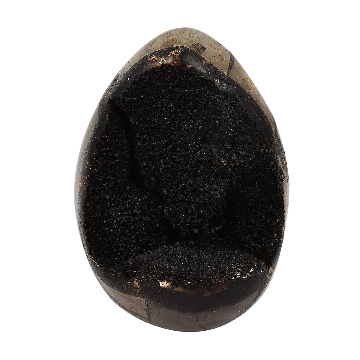 Gem Treasures - Septarian Dragon Egg (3-4 inches)- Approx. 1800 Ct