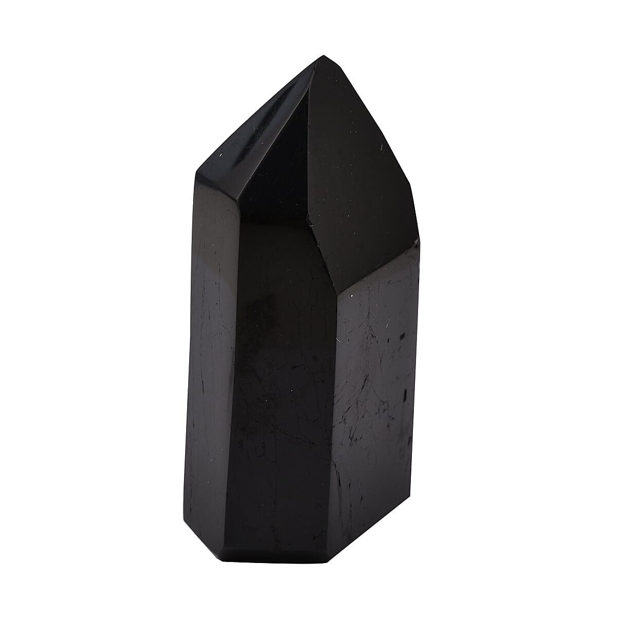 Gem Treasure - Black Tourmaline Tower Point - 2500 Ct.