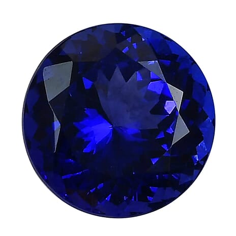 Certified and Appraised AAAA AGI Certified Tanzanite Round Shape Gemstone 0.80 Ct.