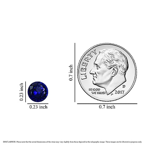 Certified and Appraised AAAA AGI Certified Tanzanite Round Shape Gemstone 0.80 Ct.