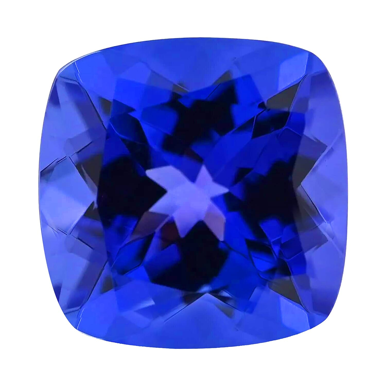 Tanzanite Cushion 6x6 mm