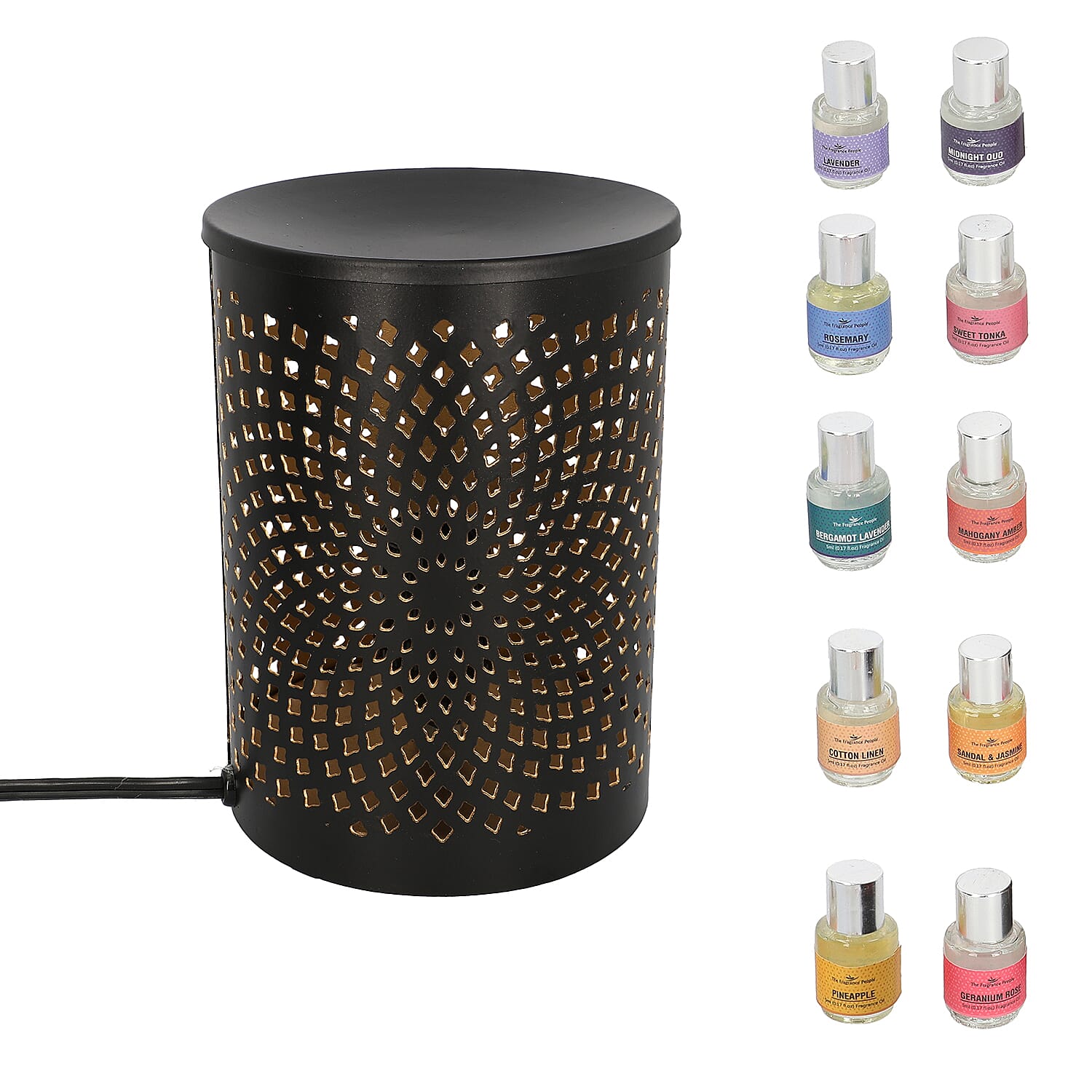 Closeout Deal- Set of 10 Aroma Oil Table Decorative Abstract Pattern Diffuser Lamp