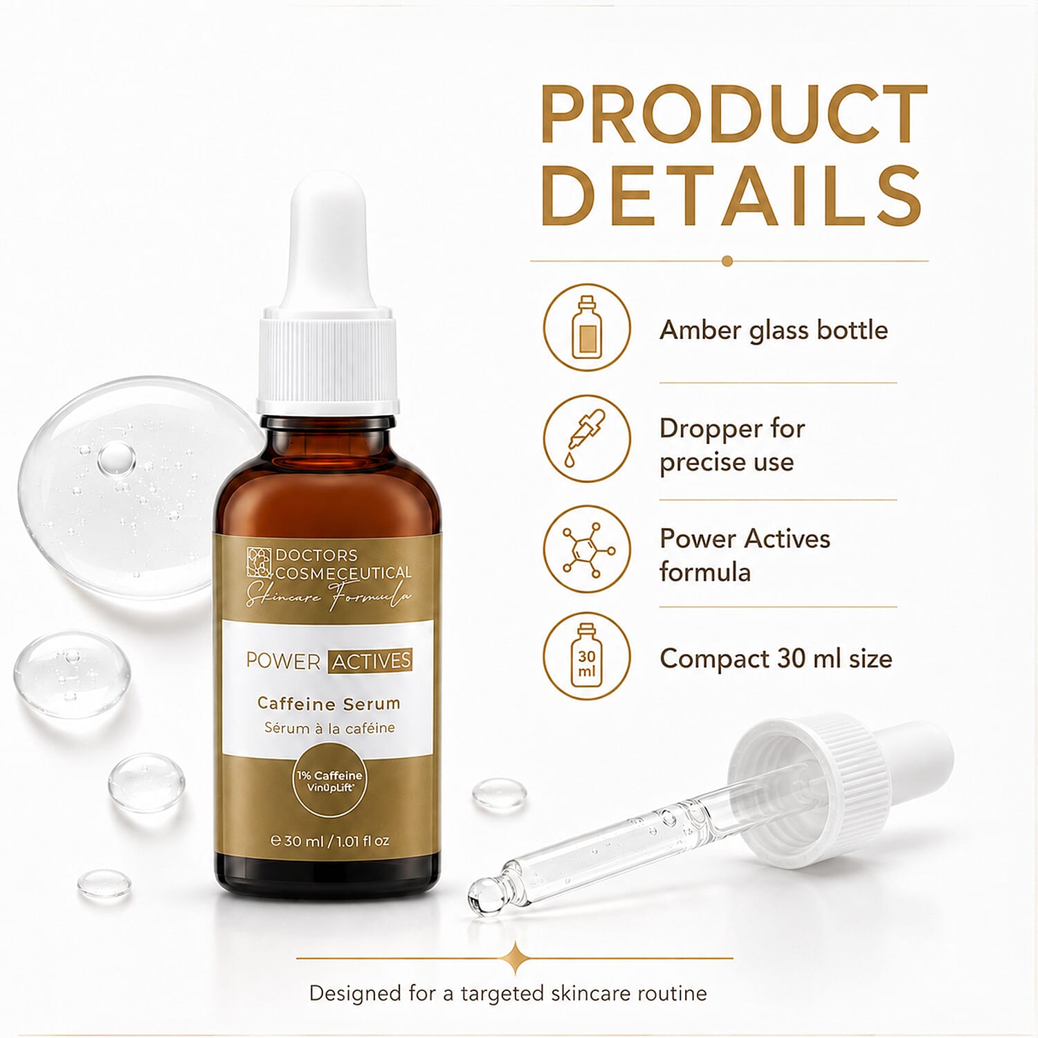 Doctors Formula- Power Active Caffeine Serum - 30ml