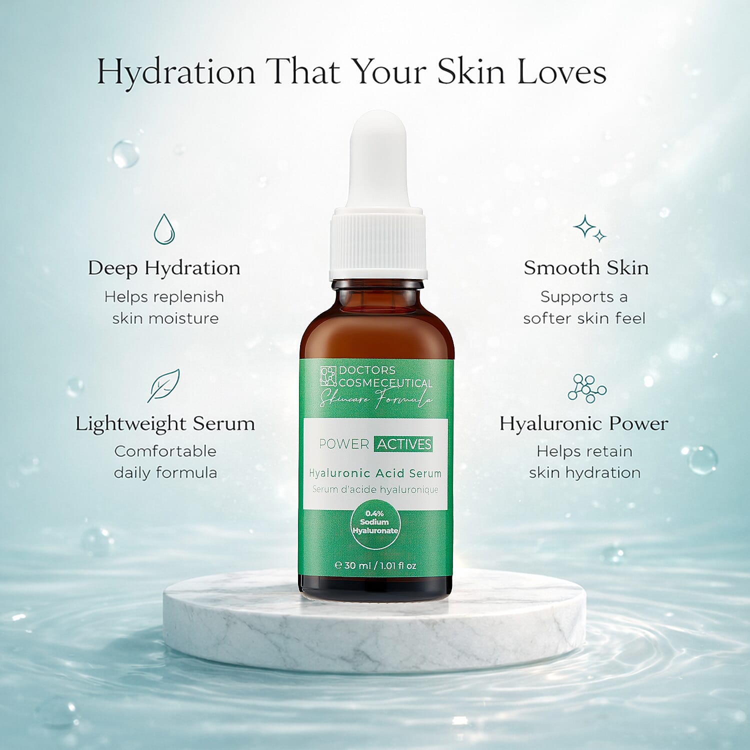 Doctors Formula- Power Active Hyaluronic Serum - 30ml