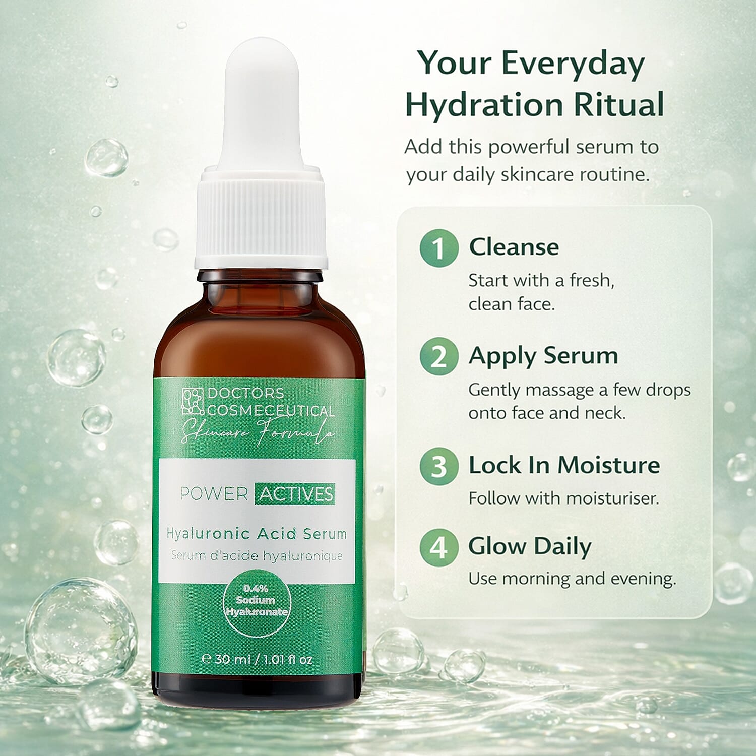 Doctors Formula- Power Active Hyaluronic Serum - 30ml