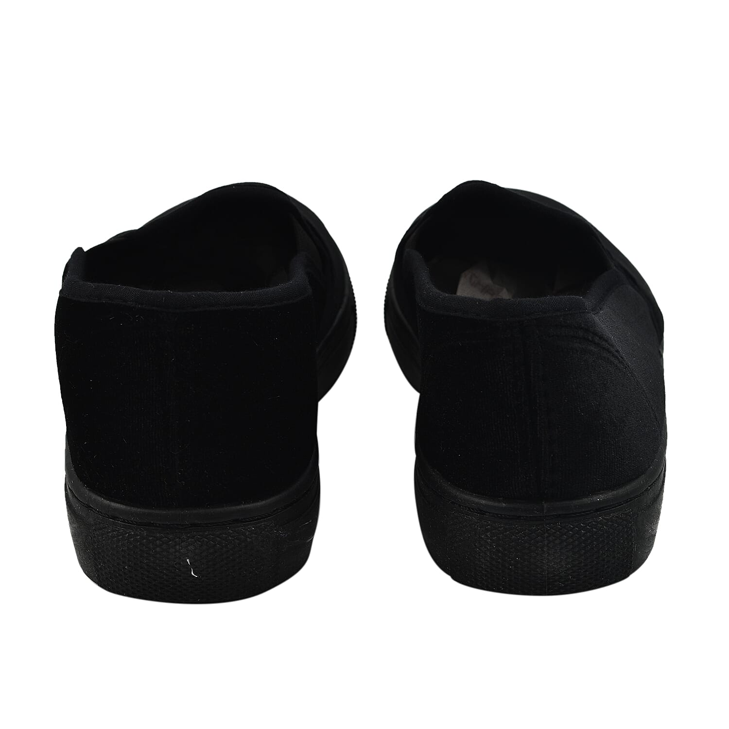 Black Slip On Womens Shoes (Size 3)